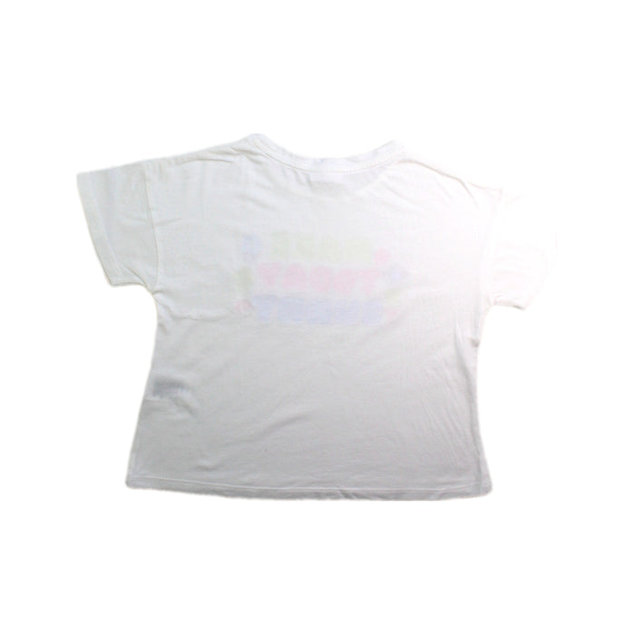 A White Short Sleeve T Shirts from Seed in size 4T for girl. (Back View)