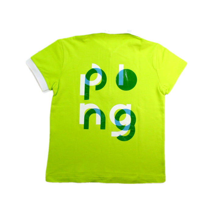 A Green Short Sleeve Polos from Jacadi in size 6T for boy. (Back View)