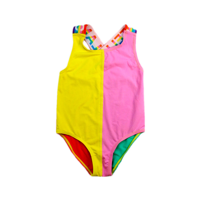 A Multicolour Swimsuits from Stella McCartney in size 4T for girl. (Front View)