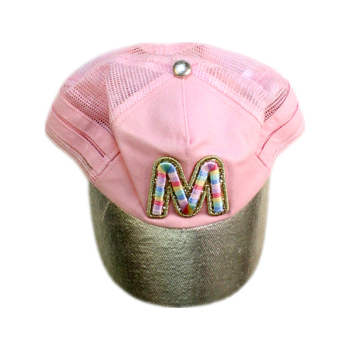 A Pink Caps from Seed in size 6T for girl. (Front View)
