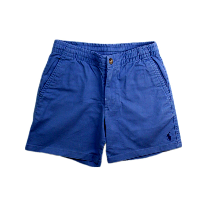 A Blue Shorts from Polo Ralph Lauren in size 7Y for boy. (Front View)
