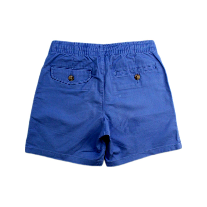 A Blue Shorts from Polo Ralph Lauren in size 7Y for boy. (Back View)
