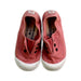 A Pink Slip Ons from Victoria in size 3T for girl. (Back View)