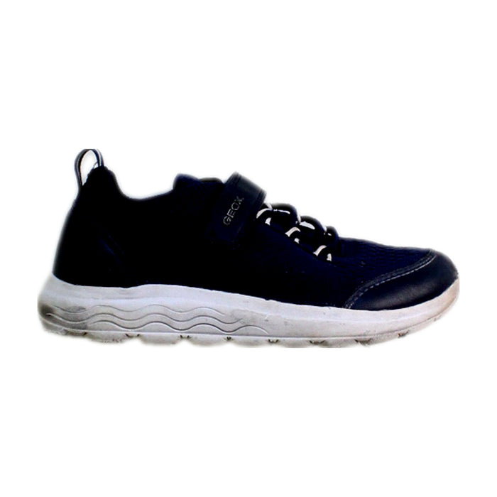 A Navy Sneakers from Geox in size 7Y for boy. (Front View)