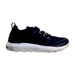 A Navy Sneakers from Geox in size 7Y for boy. (Front View)