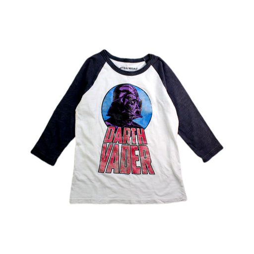 A White Long Sleeve T Shirts from Crewcuts in size 6T for boy. (Front View)