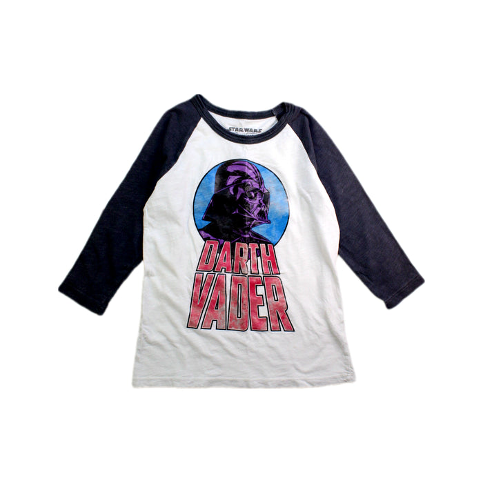 A White Long Sleeve T Shirts from Crewcuts in size 6T for boy. (Front View)