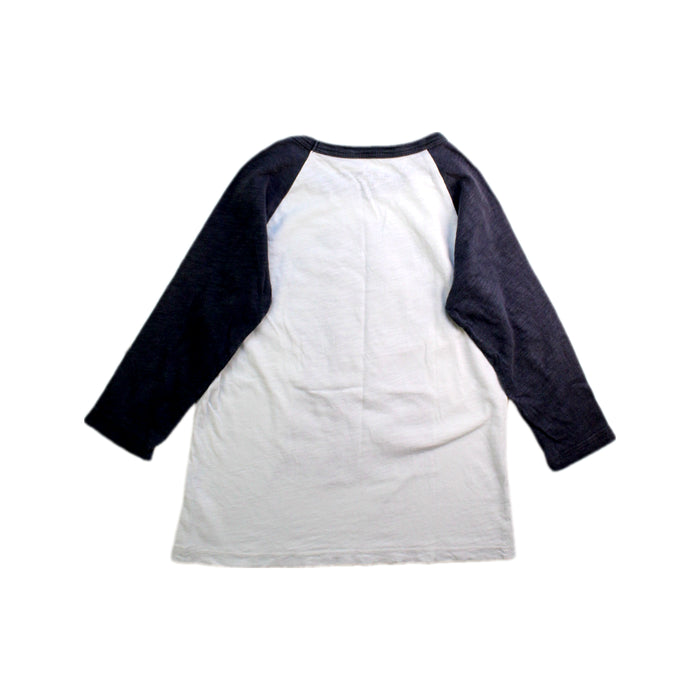 A White Long Sleeve T Shirts from Crewcuts in size 6T for boy. (Back View)