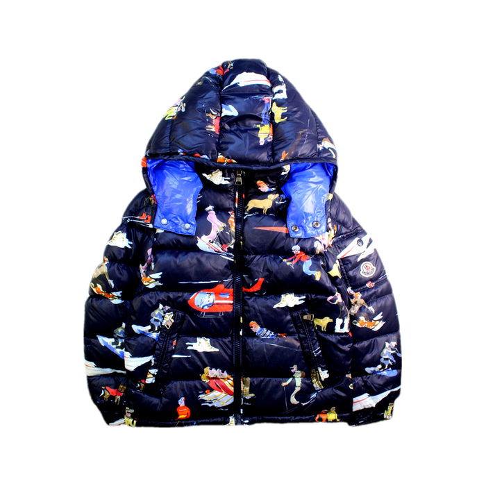 A Multicolour Puffer/Quilted Coats & Outerwear from Moncler in size 6T for boy. (Front View)