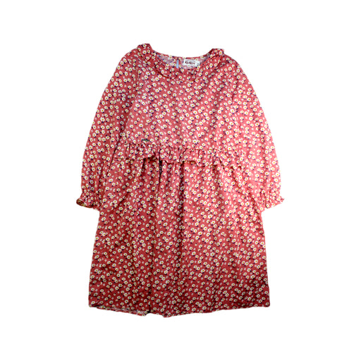 A Red Long Sleeve Dresses from Kickers in size 14Y for girl. (Front View)