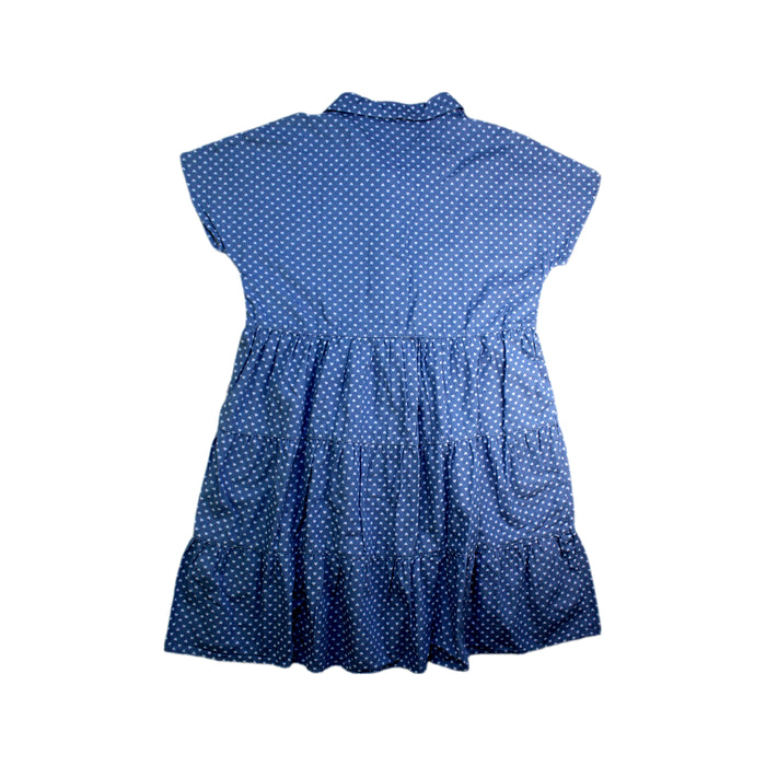 A Blue Short Sleeve Dresses from Kickers in size 14Y for girl. (Back View)