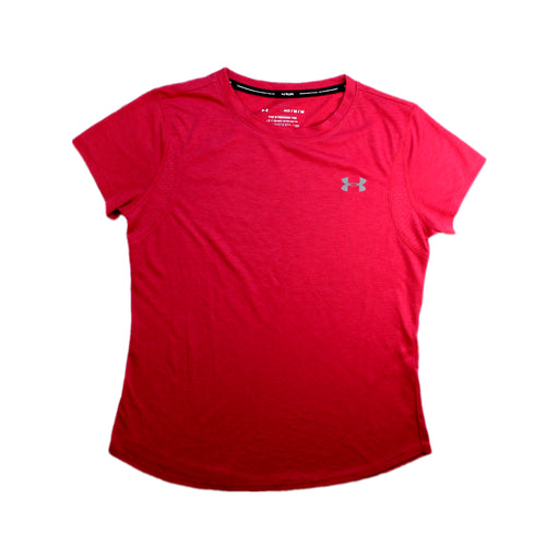 A Red Active Tops from Under Armour in size 14Y for girl. (Front View)