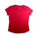 A Red Active Tops from Under Armour in size 14Y for girl. (Back View)