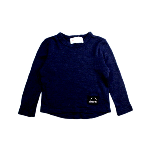 A Navy Long Sleeve Tops from Moody Tiger in size 2T for boy. (Front View)