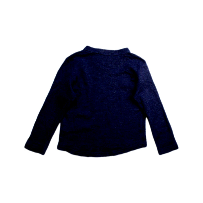 A Navy Long Sleeve Tops from Moody Tiger in size 2T for boy. (Back View)