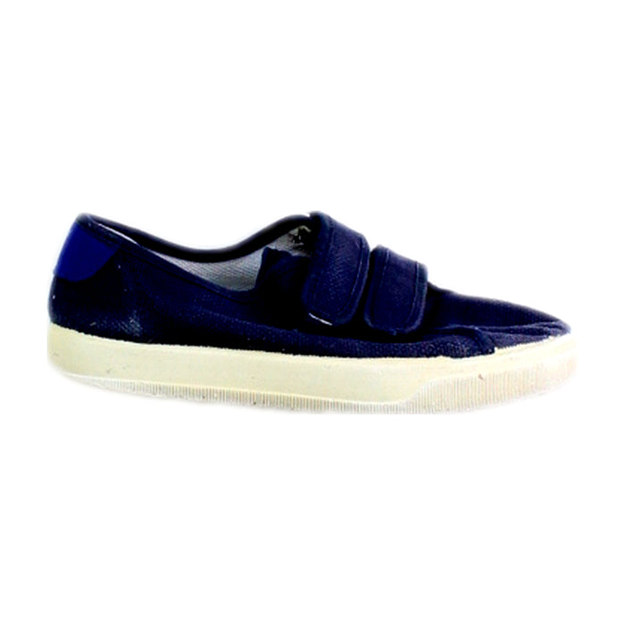 A Navy Sneakers from Jacadi in size 4T for boy. (Front View)