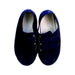 A Navy Sneakers from Jacadi in size 4T for boy. (Back View)