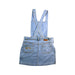 A Blue Overall Dresses from Bonpoint in size 10Y for girl. (Back View)