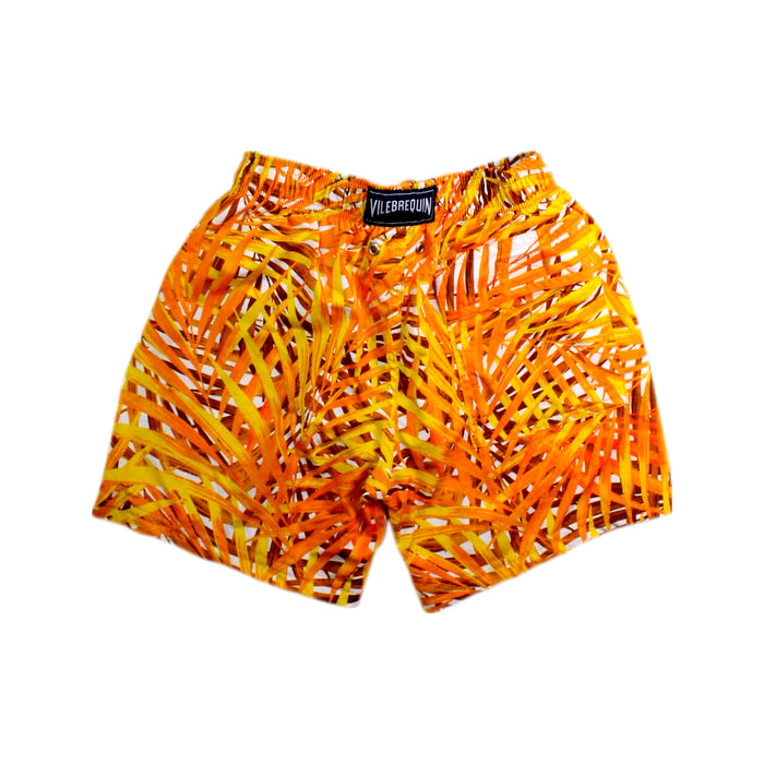 A Orange Swim Shorts from Vilebrequin in size 8Y for boy. (Back View)