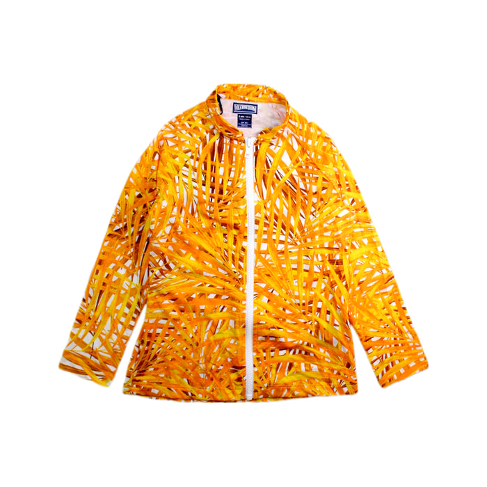 A Yellow Lightweight Jackets from Vilebrequin in size 8Y for girl. (Front View)