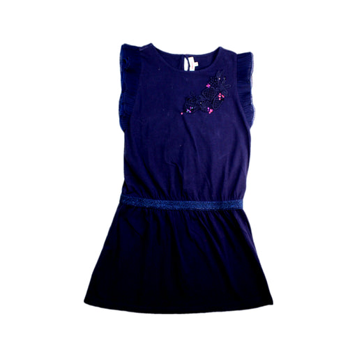 A Navy Sleeveless Dresses from Catimini in size 10Y for girl. (Front View)