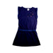 A Navy Sleeveless Dresses from Catimini in size 10Y for girl. (Front View)