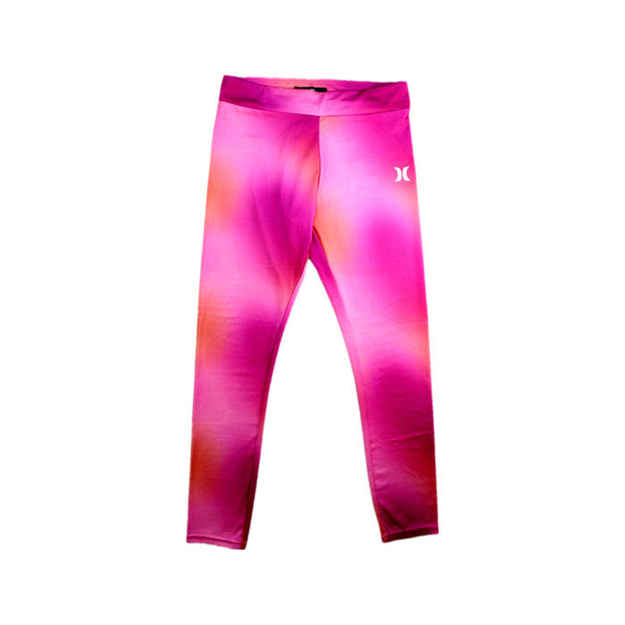 A Pink Leggings from Hurley in size 10Y for girl. (Front View)
