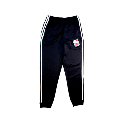 A Black Sweatpants from Adidas in size 11Y for girl. (Front View)