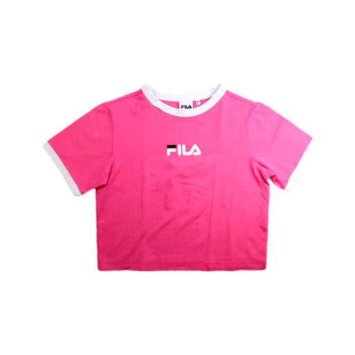 A Pink Short Sleeve T Shirts from Fila in size 8Y for girl. (Front View)