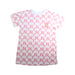 A Red Short Sleeve T Shirts from MLB in size 8Y for girl. (Front View)