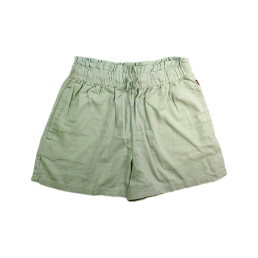 A Green Shorts from Levi's in size 12Y for girl. (Front View)
