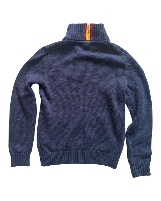 A Navy Cardigans from Ralph Lauren in size 10Y for boy. (Back View)
