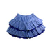 A Blue Short Skirts from Miki House in size 11Y for girl. (Back View)