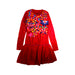 A Red Long Sleeve Dresses from Desigual in size 11Y for girl. (Front View)