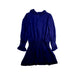 A Navy Long Sleeve Dresses from Ralph Lauren in size 10Y for girl. (Back View)