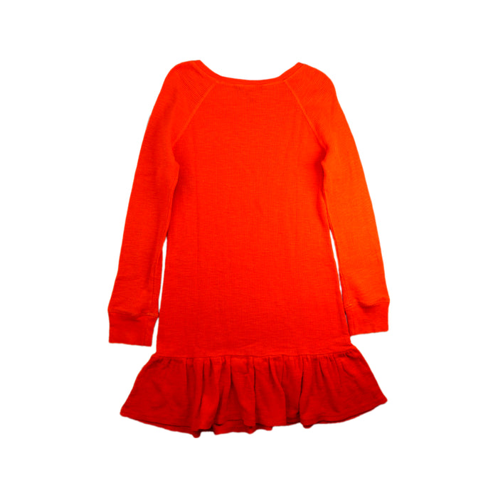A Orange Long Sleeve Dresses from Ralph Lauren in size 8Y for girl. (Back View)