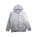A Grey Zippered Sweatshirts from Polo Ralph Lauren in size 10Y for girl. (Front View)