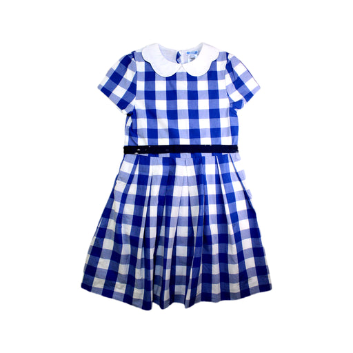 A Blue Short Sleeve Dresses from Jacadi in size 12Y for girl. (Front View)