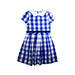 A Blue Short Sleeve Dresses from Jacadi in size 12Y for girl. (Front View)