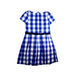 A Blue Short Sleeve Dresses from Jacadi in size 12Y for girl. (Back View)