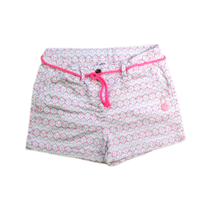 A White Shorts from La Compagnie des Petits in size 10Y for girl. (Front View)