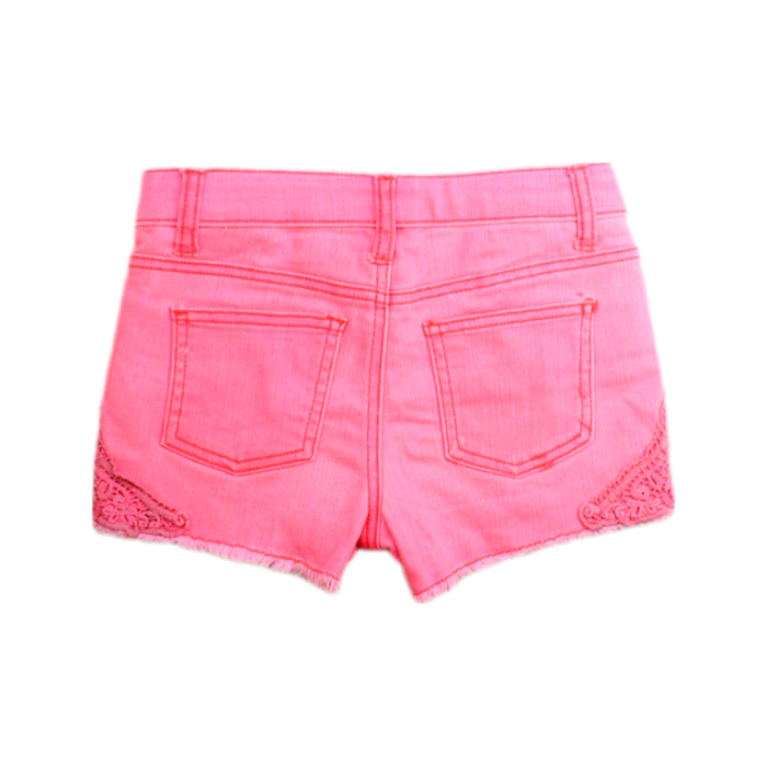 A Pink Shorts from Cherokee in size 10Y for girl. (Back View)