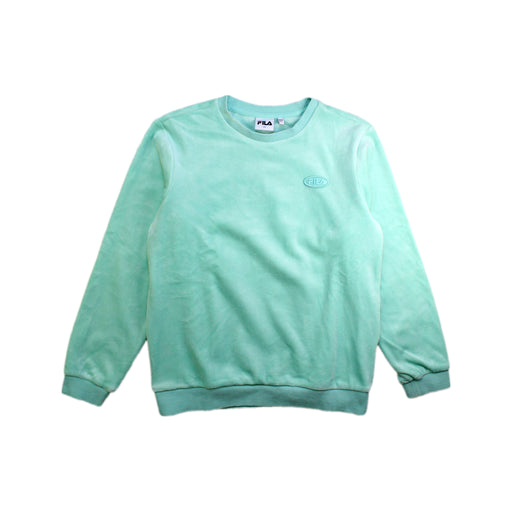 A Green Crewneck Sweatshirts from Fila in size 10Y for girl. (Front View)
