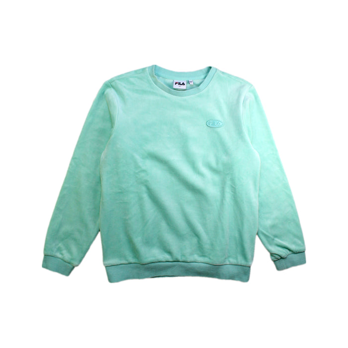 A Green Crewneck Sweatshirts from Fila in size 10Y for girl. (Front View)