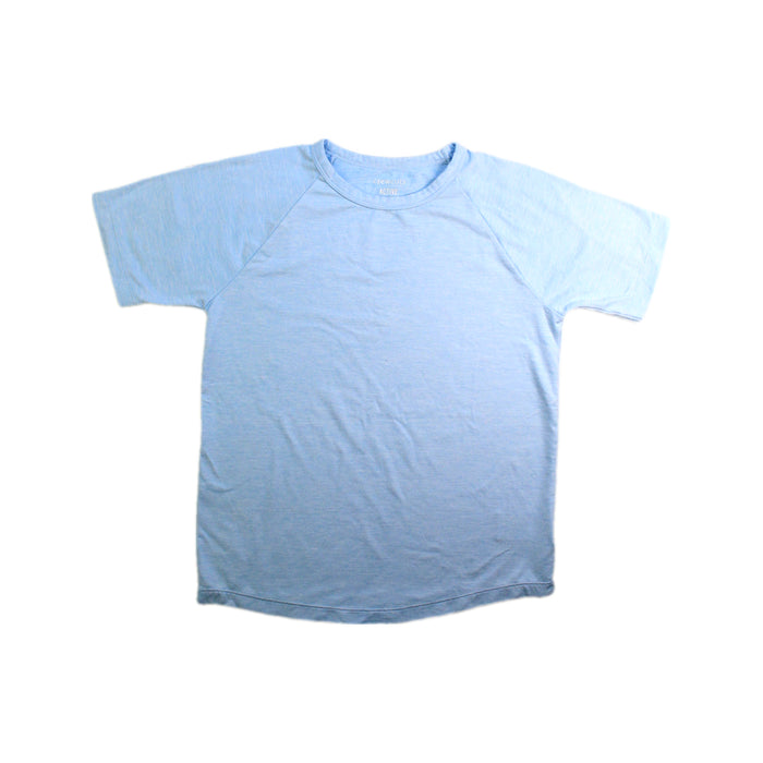 A Blue Short Sleeve T Shirts from Crewcuts in size 8Y for girl. (Front View)