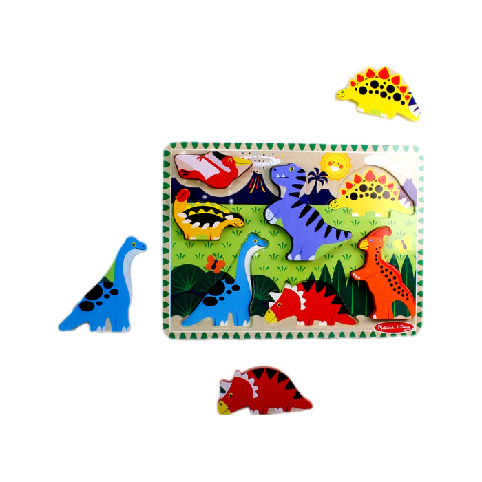A Multicolour Board Games & Puzzles from Melissa & Doug in size 2T for boy. (Back View)