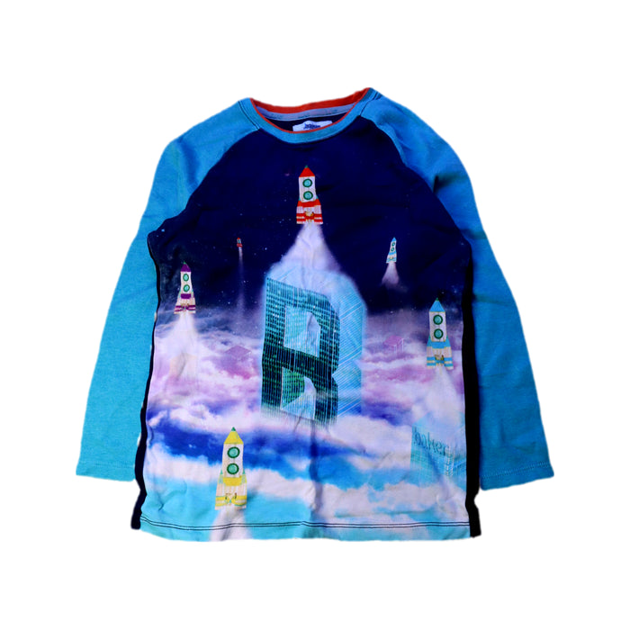 A Blue Long Sleeve T Shirts from Baker by Ted Baker in size 9Y for boy. (Front View)