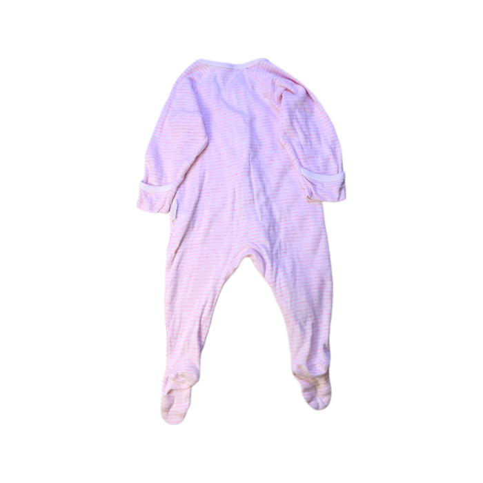 A Pink Onesies from Purebaby in size 0-3M for girl. (Back View)