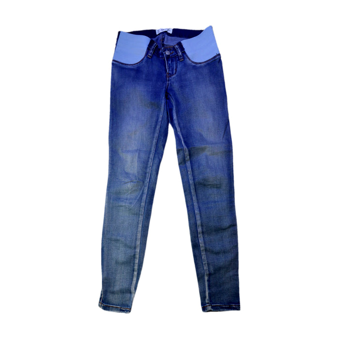 A Blue Jeans from Ripe in size Maternity-XS for maternity. (Front View)
