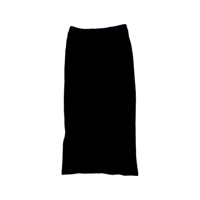 A Black Long Skirts from Legoe in size Maternity-XS for maternity. (Back View)